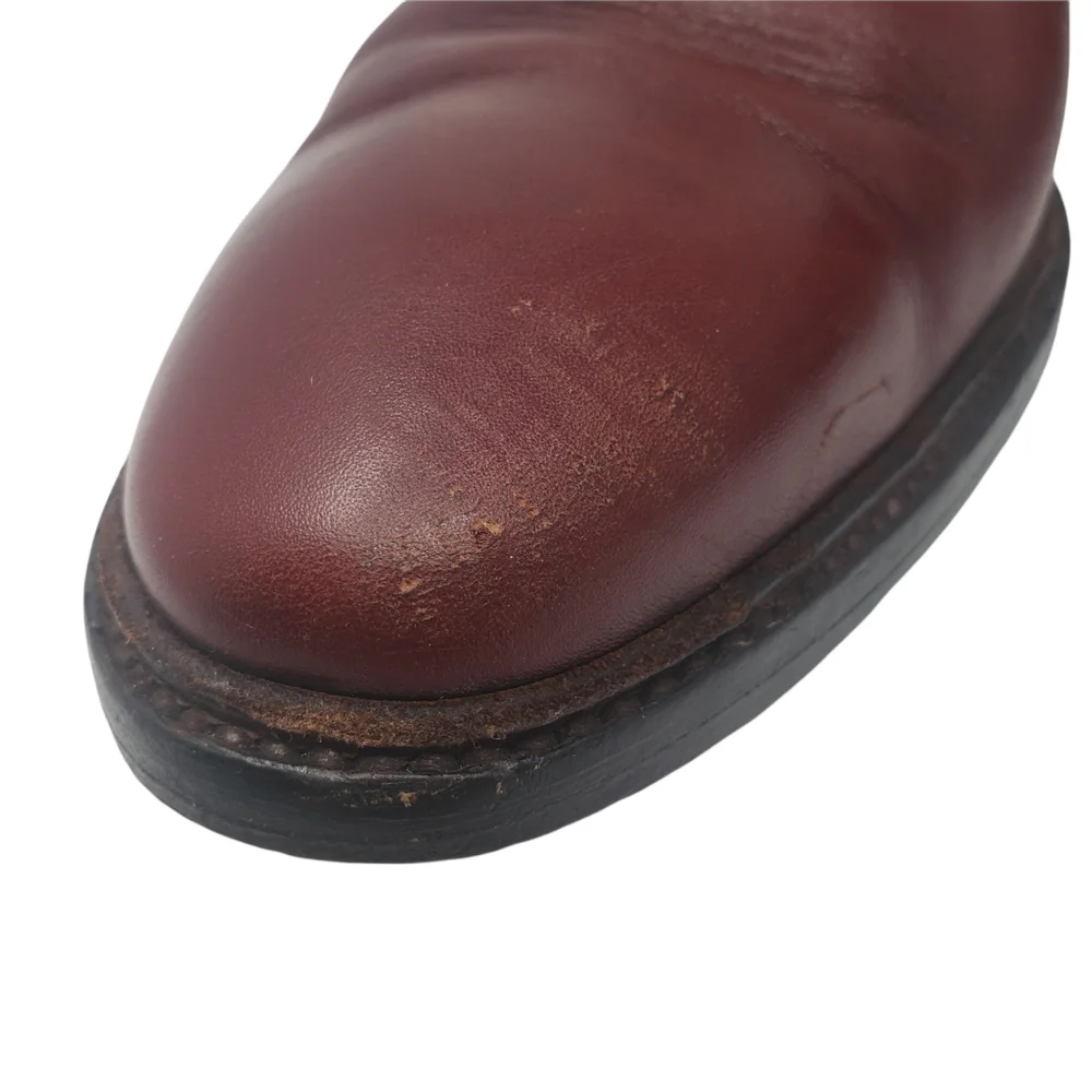 Thoma's Burgundy Leather Oxford Shoes Size Eur 45 US 11 Lace Up‎